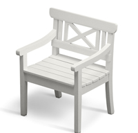 Drachmann Stuhl,  1 Stuhl weiß  (Ausstellungsstück reduziert von 799€ - Abholpreis)  VERKAUFT